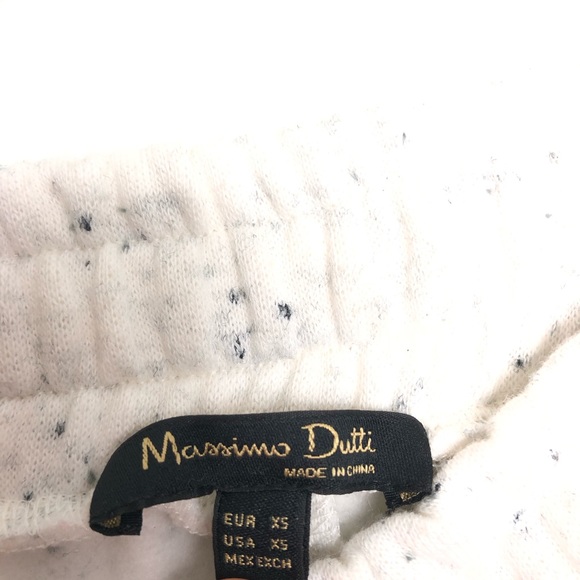 Massimo Dutti Speckled Sweatshirt Drawstring Skirt - Picture 11 of 15